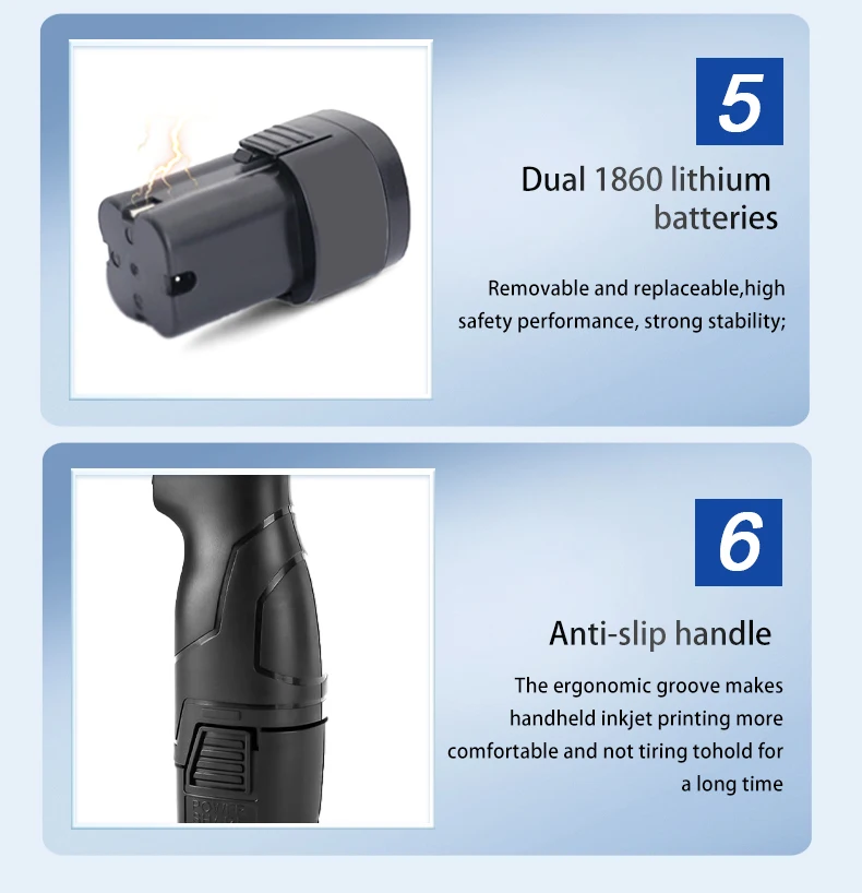 1750PLUS-1 25.4mm Handheld Inkjet Printer Portable TIJ Printer Logo Counter Batc