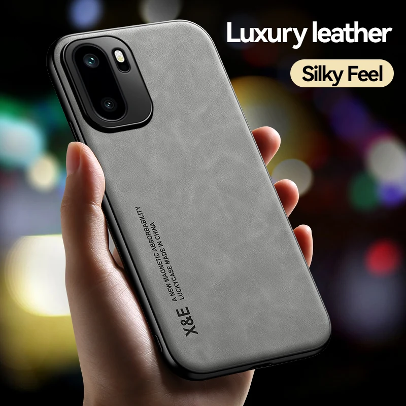 Premium Soft Touch Sheepskin Leather Shockproof Case with Heavy Duty Bumper Protection