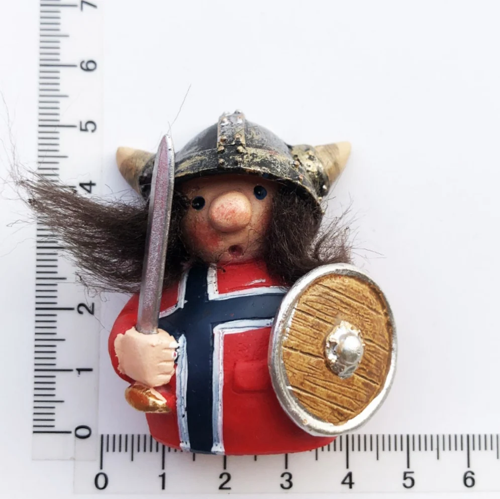 Magnete Frigorifero 3D Copenaghen Danimarca: Souvenir Turistico In Resina Fatta A Mano, 7x5 Cm - 4