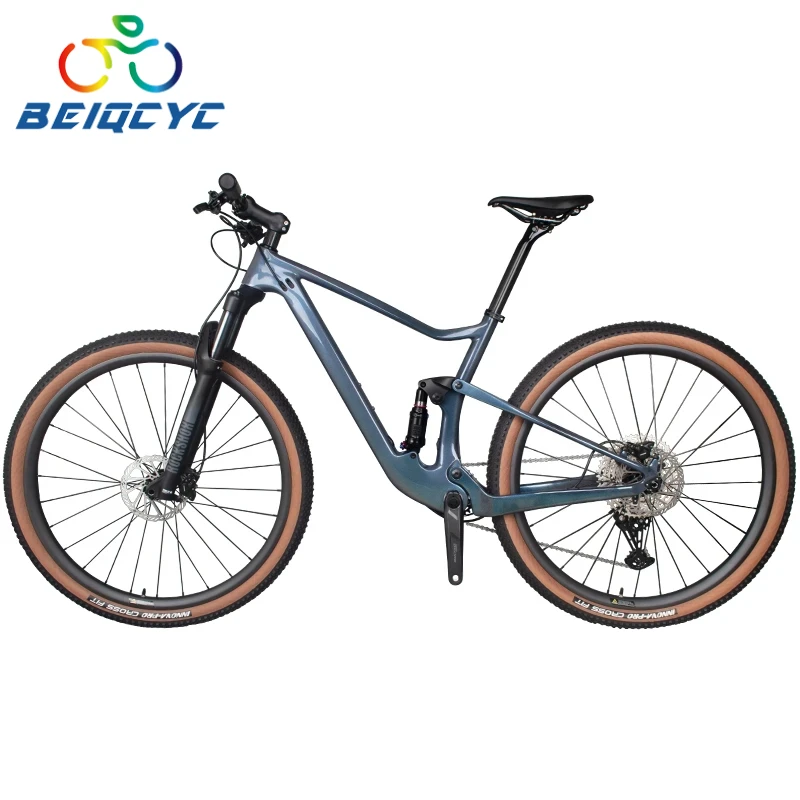 Full Suspension Mountain Bike 29 Pollici Carbonio 11 Velocità Freno A Disco Rock Shox Dirt Mountain Bike In Fibra Di Carbonio