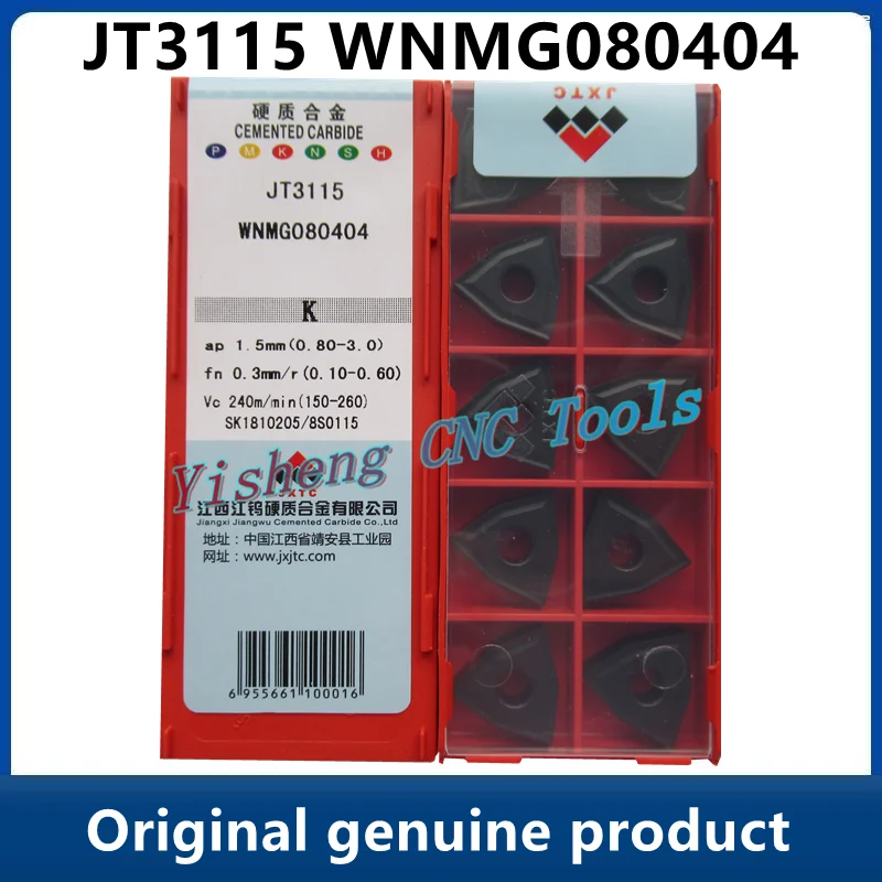 

JXTC Cutting Tools JT3115 WNMG080404