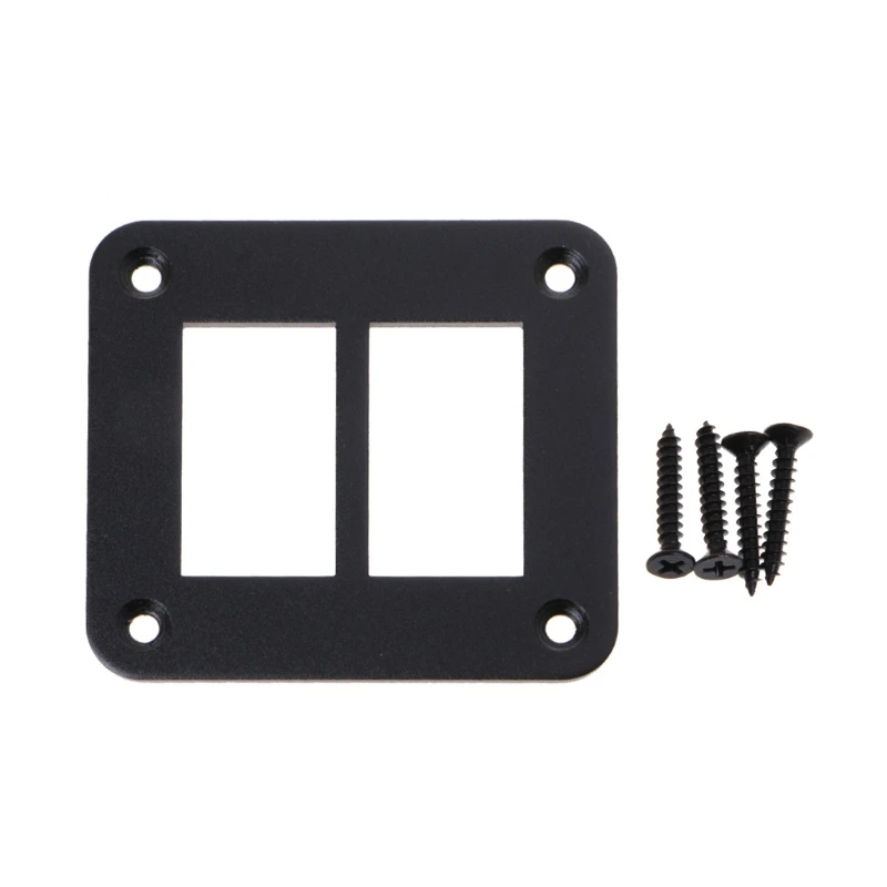 Durable Aluminum Panel Housing Bracket 2/3/4/6 Way Housing Holder For Car Boat Auto Trailer Switches Parts xcr 3d touch sensor auto bed leveling v6 volcano hotend aluminum bracket fixed block adjustable for bl touch 3d printer parts