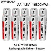 2024 New AA 1.5V 16800MWh Rechargeable Lithium ion Battery for Remote Control Mouse Fan Electric Toys 1