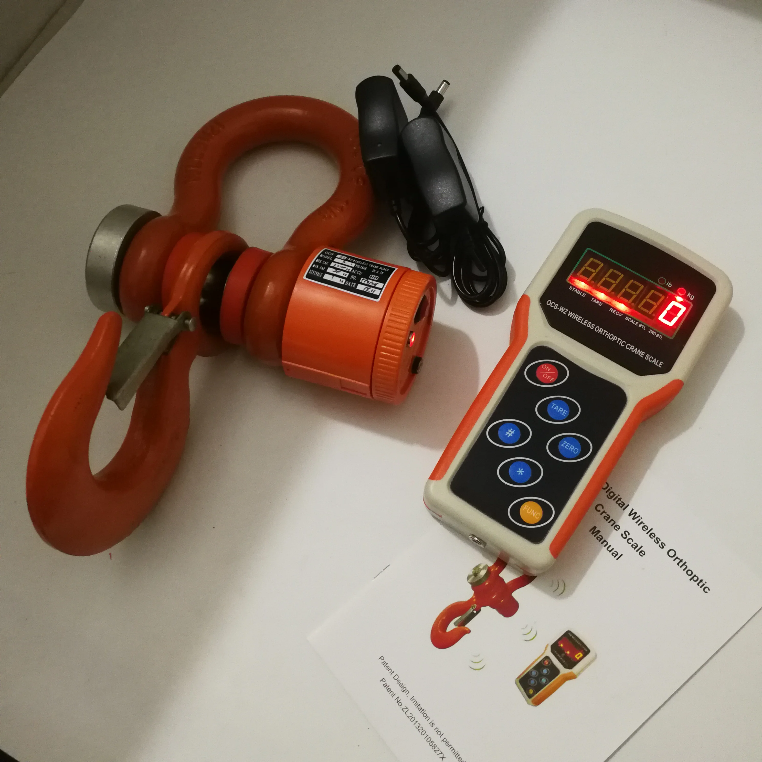 Wireless Digital Crane Scale 2T/3T 2000kg 3000kg Heavy Duty Industrial Hanging Scale with Remote Handheld Meter detail image 2