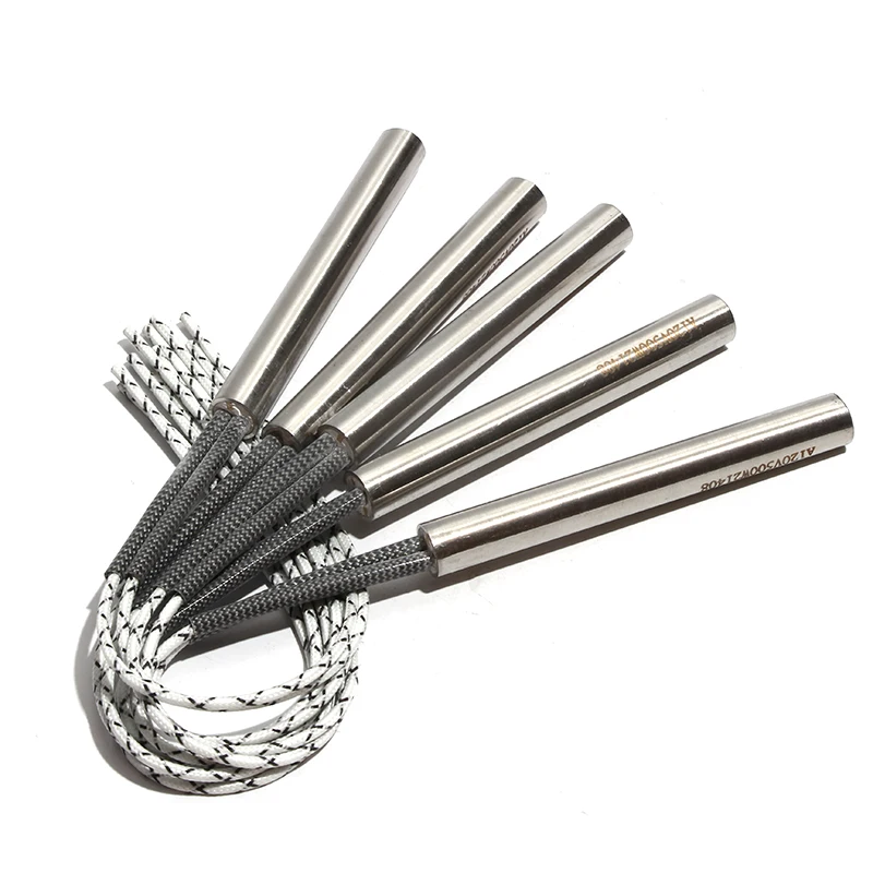 Aquecedor de Cartucho 9.5×8 mm 82 mm 85 mm 90 mm 316ss 95 mm Elemento de Aquecimento 220v 110v 380v Única Cabeça Tubo Aquecedor 300w360w Peças Lote