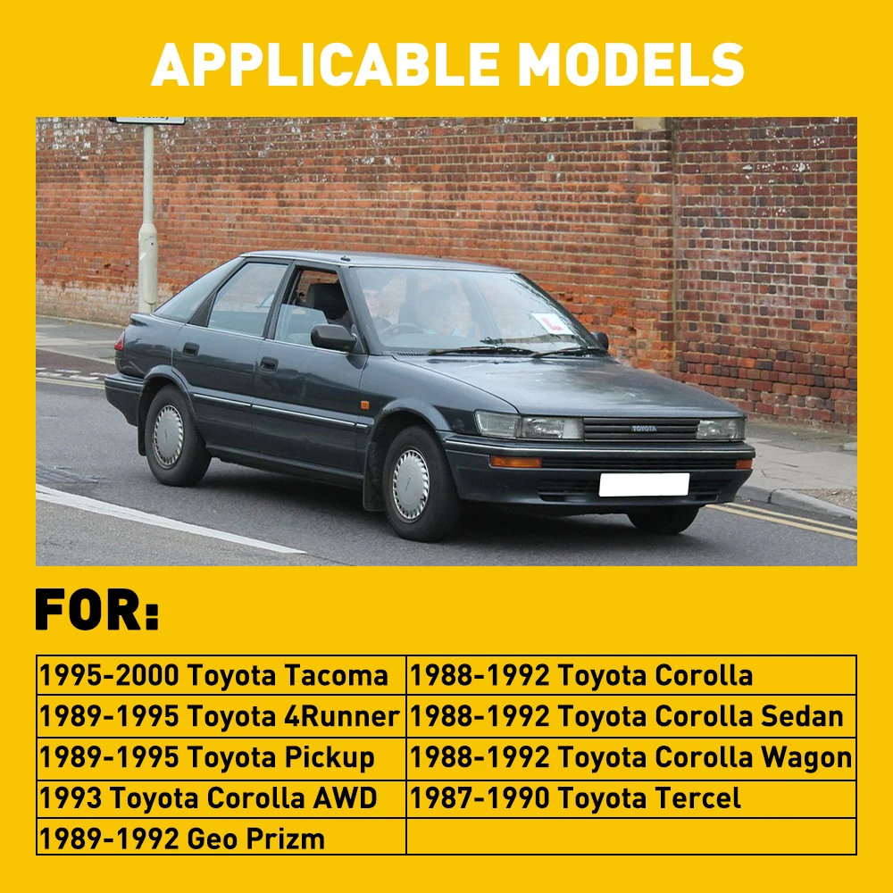 Toyota 4Runner 용 2Pcs 1989 1990 1991 1992 1993 1994 Tacoma Tercel Corolla 세단 픽업 자동차 액세서리 인테리어 도어 핸들
