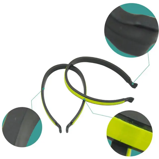 GES Clip Riflettenti Per Pantaloni, Nero | Bikeinn - Foto 2