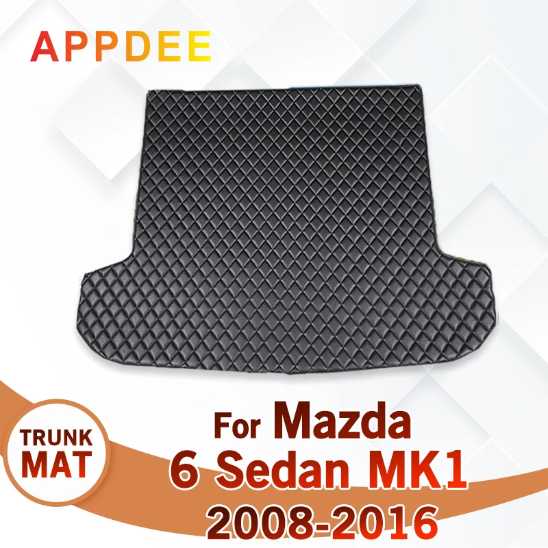 

Коврик для багажника автомобиля для Mazda 6 MK1 Седан 2008 2009 2010 2011 2012 2013 2014 2015 2016 аксессуары для автомобиля под заказ украшение интерьера автомобиля