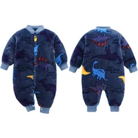 Vêtements de printemps et d'hiver pour nouveau-né, veste pour bébé, combinaison pour filles, barboteuse en glouton doux pour garçons, vêtements pour bébés de 0 à 18 mois 4