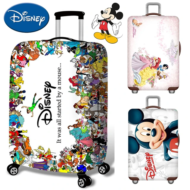 Disney Mickey Maus Cartoon Gepäck Schutzhülle Nette Animation Koffer  Abdeckung Trolley Reise Gepäck Staub Abdeckung Mädchen _ - AliExpress Mobile