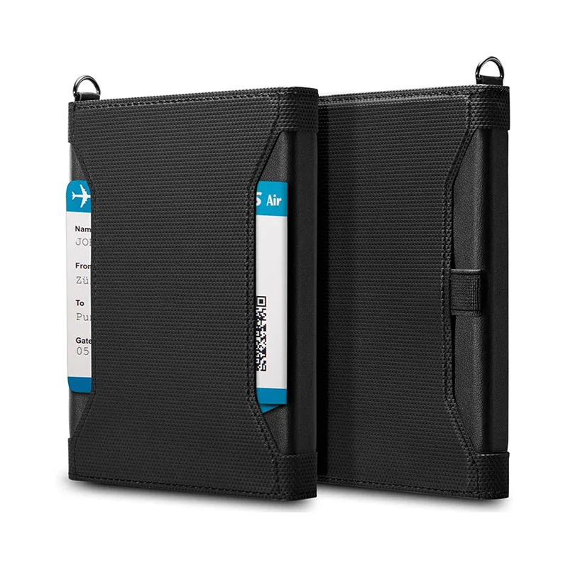 Passport Holder Anti-Theft Multifunctional Wallet Card Bag for Travel