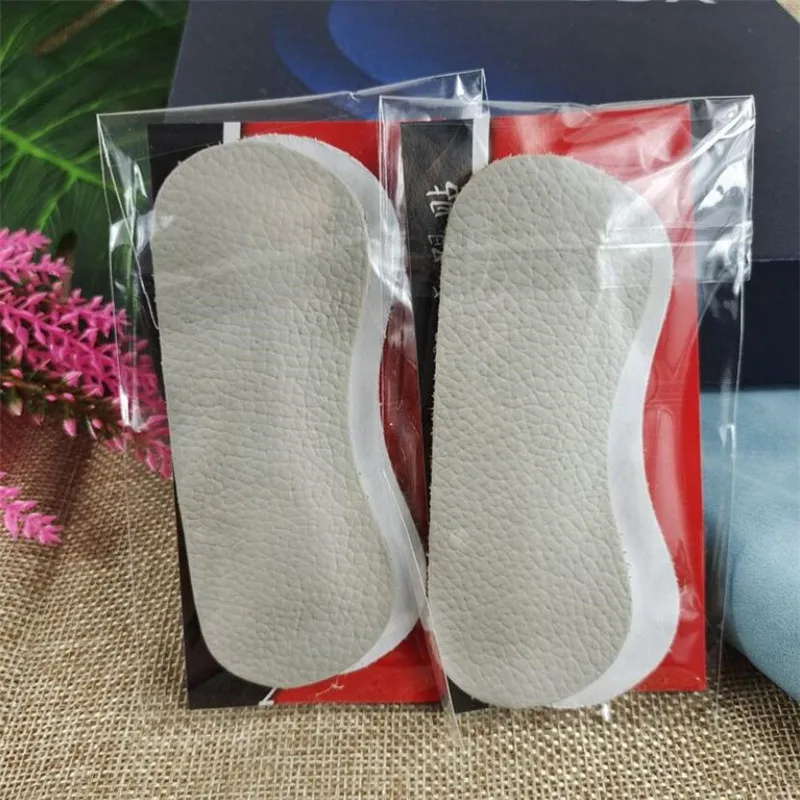 Genuine Leather Heel Patches Protector Sticker Insoles For Feet Care