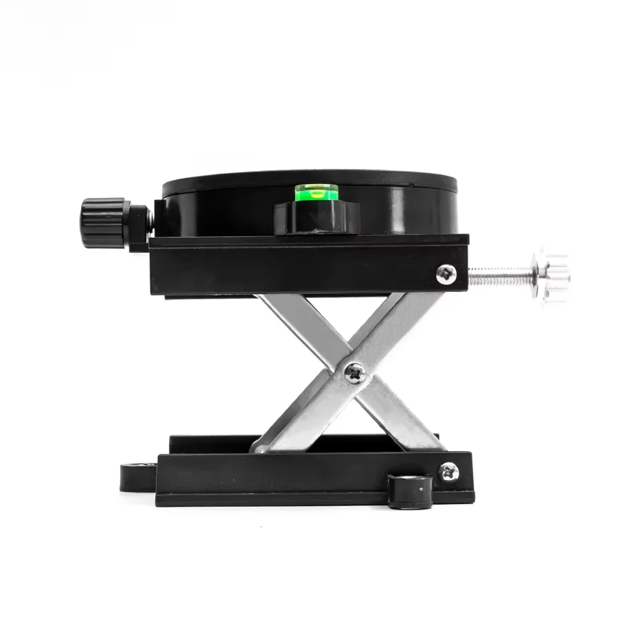 Laser Level 90*90MM Bracket Lab Lift Platform Universal 90mm Adjustable Lift Stand Rotatable