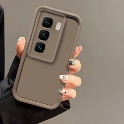 Silicone Matting Anti - Shock Soft Case - Enhanced Protection Skin for Infinix Hot 50 Pro+ 4G (Brown)