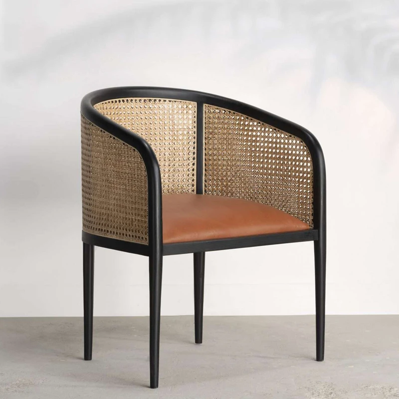 

Rattan Dining Chairs Nordic Clubhouse Designer Living Room Chairs Office Ergonomic Sillas Comedor Household Furniture ZLXP