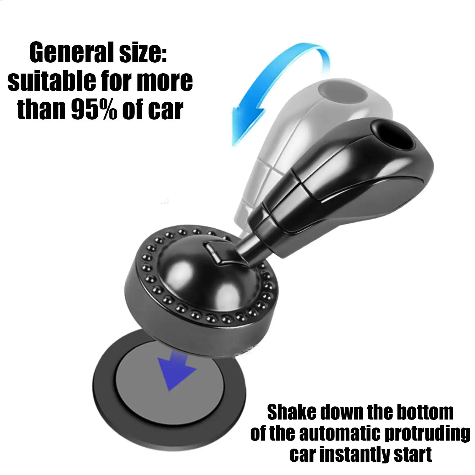 Sleek Metal Engine Start Button Cover - Stylish Car Interior Accessory