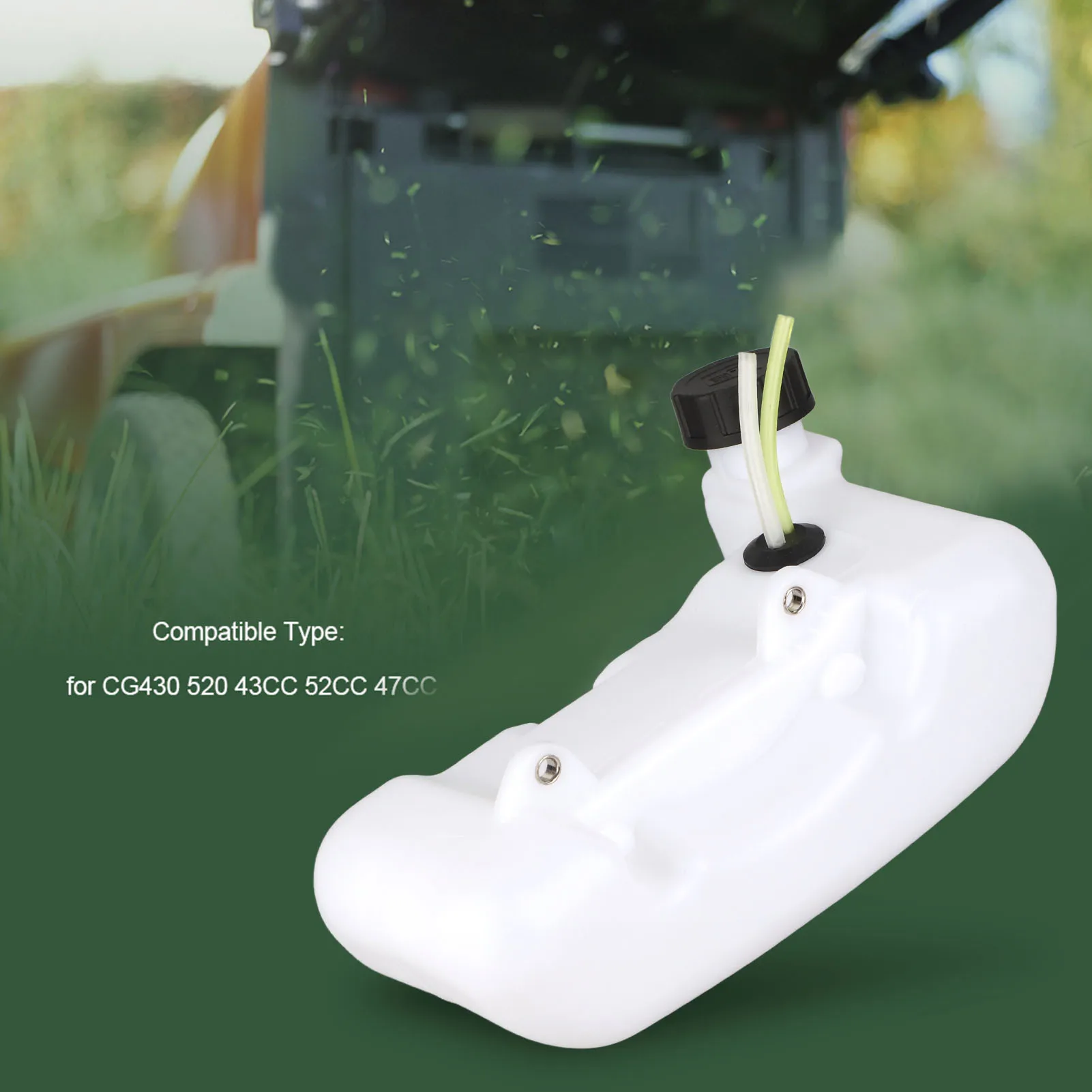 Trimmer Fuel Tank for CG430 520 43CC 52CC 47CC Brush Cutter Replacement Part Accessory