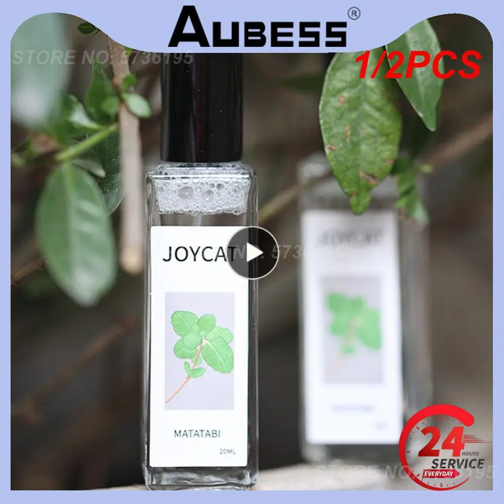 1/2PCS Attractant Happy Cat Water Promote Appetite Natural Safety Insect Fruit Spray Cat Grass Fruit Catnip
