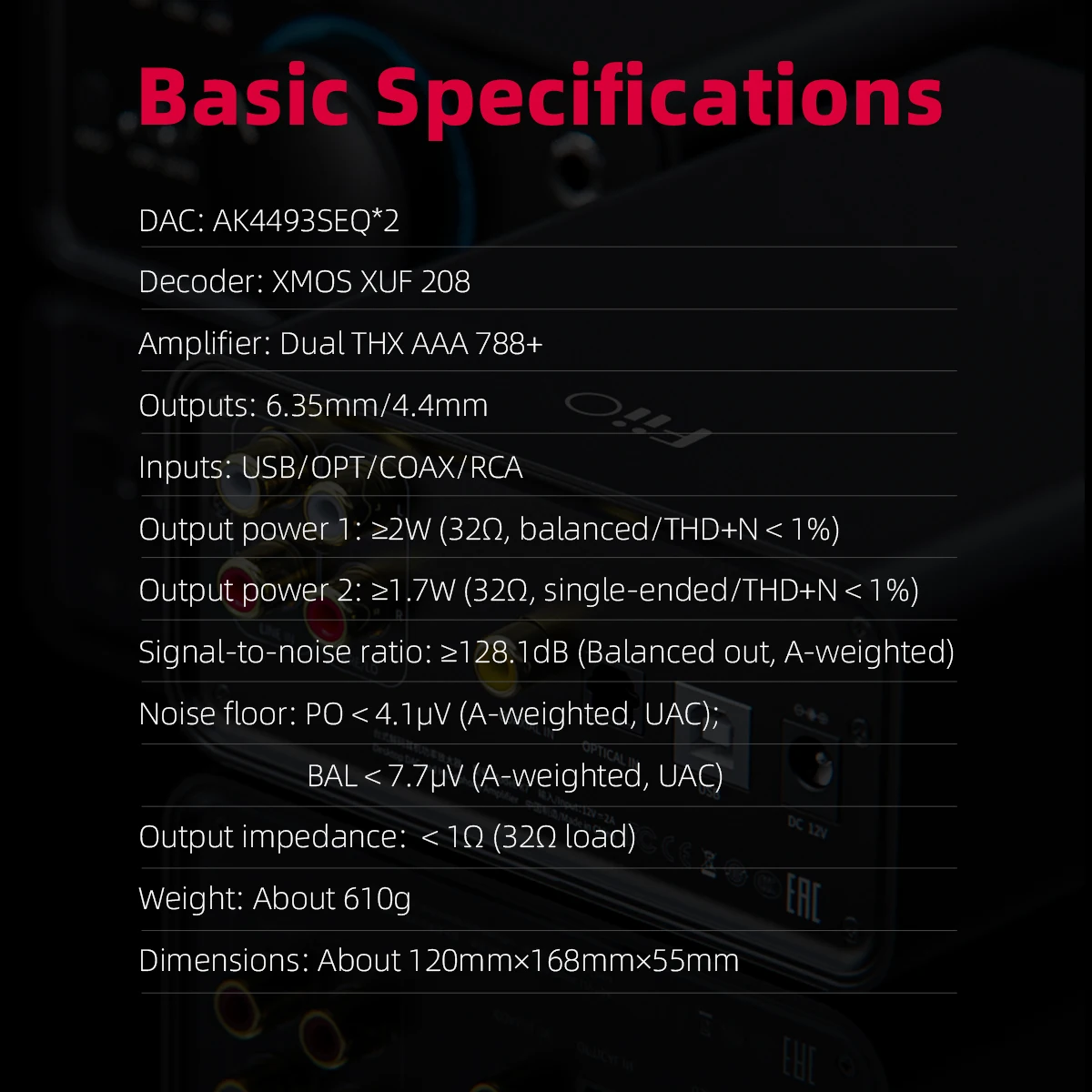 FiiO K7/K7BT Balanced HiFi DAC Headphone Amplifier AK4493S*2, XMOS XU208 PCM384kHz DSD256,USB/Optical/Coaxial/RCA Inputs operational amplifier audio amplifier board pre amplifier