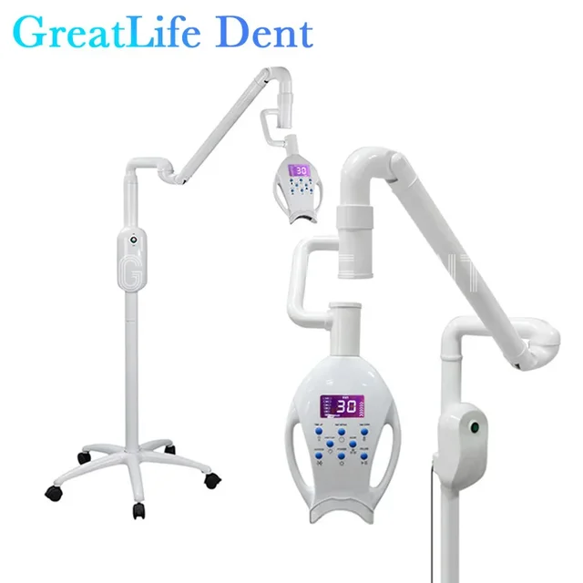 GreatLife Dent Dental Tooth Whitening Machine For Professional Teeth 40W 8LED Bleaching Accelerator Device Whitening Products