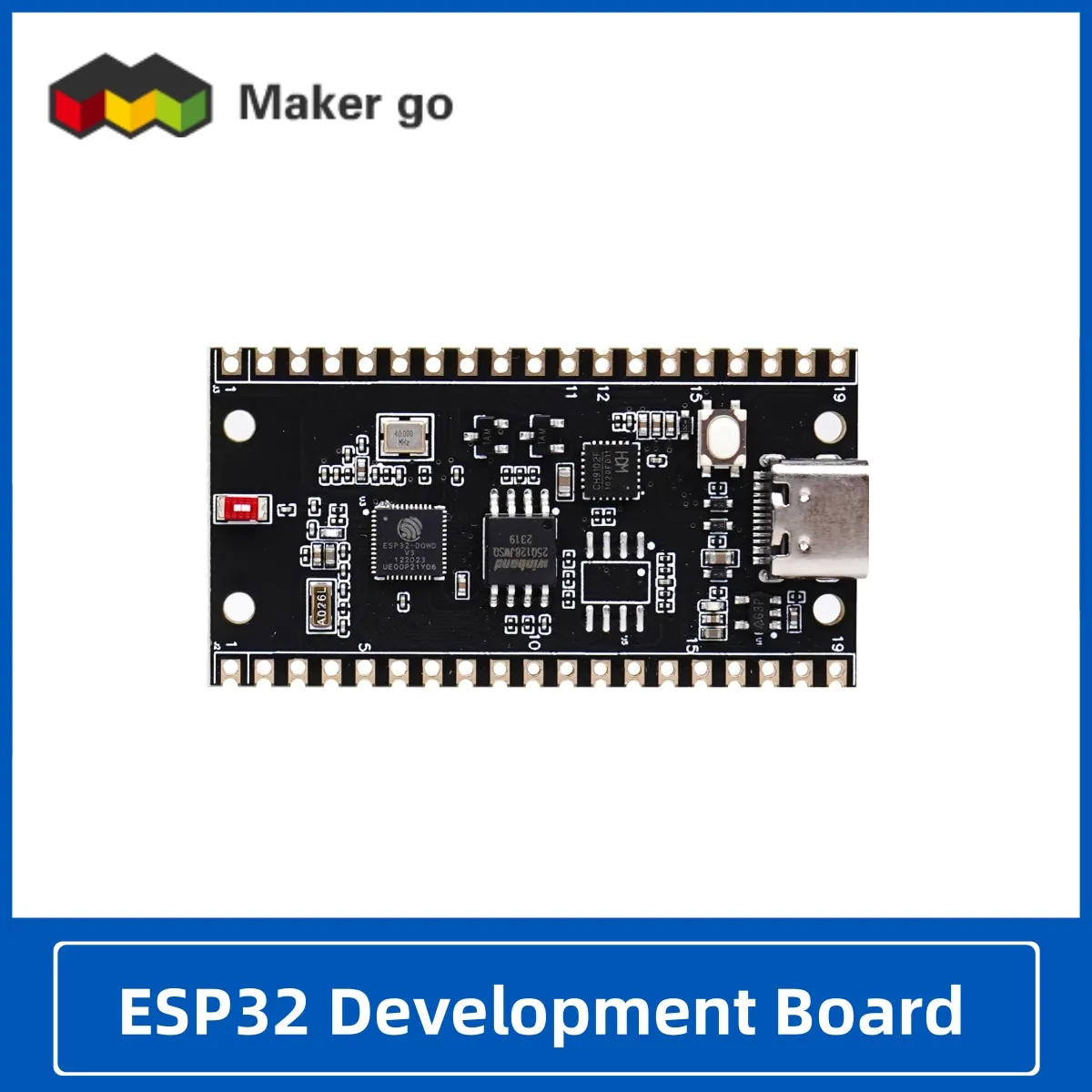 

ESP32 DevKit, минимальная макетная плата, совместимая с булавками размера публичной платы
