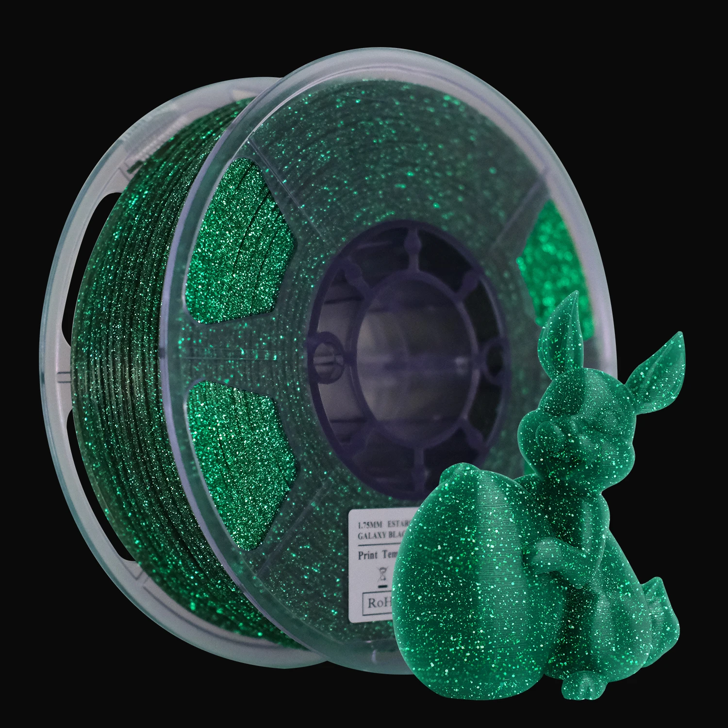 eSun Luminous Star PLA Filament 1KG 1.75mm 3D Printer Filament Glow in the Dark 3D Filament eStars Luminous PLA Filament