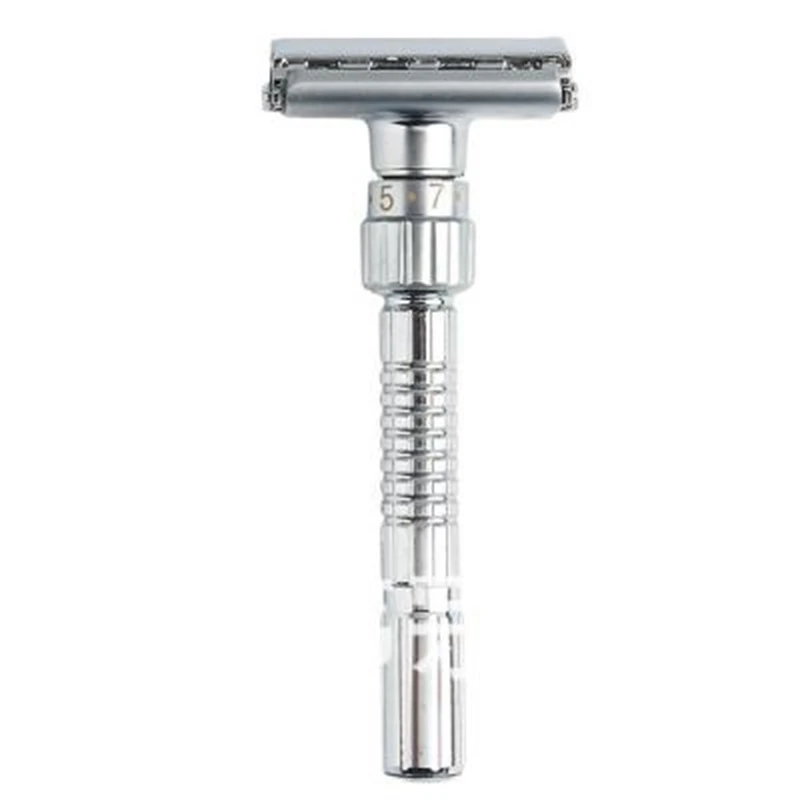 

New Adjustable Double Edge Razor Classic Men Shaving Safety Razors Zinc Alloy Manual Shaver With Travel Box