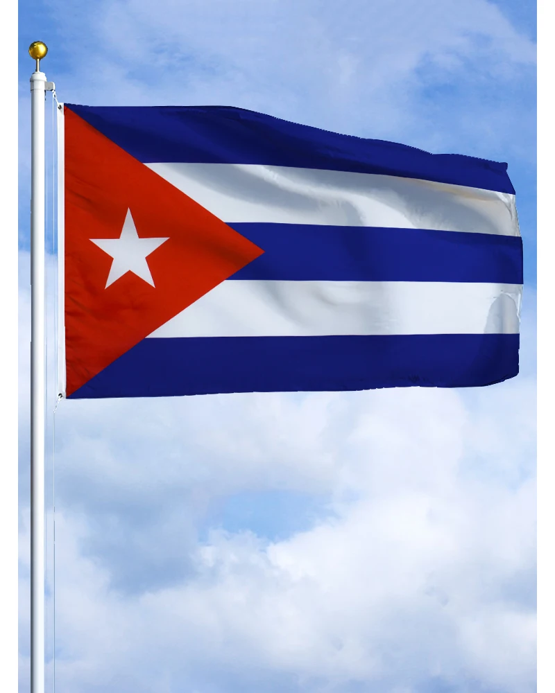 60X90 90X150 120X180Cm Bandiera Dell'Emblema Di Cuba Arazzo Stampato In Poliestere Per La Decorazione