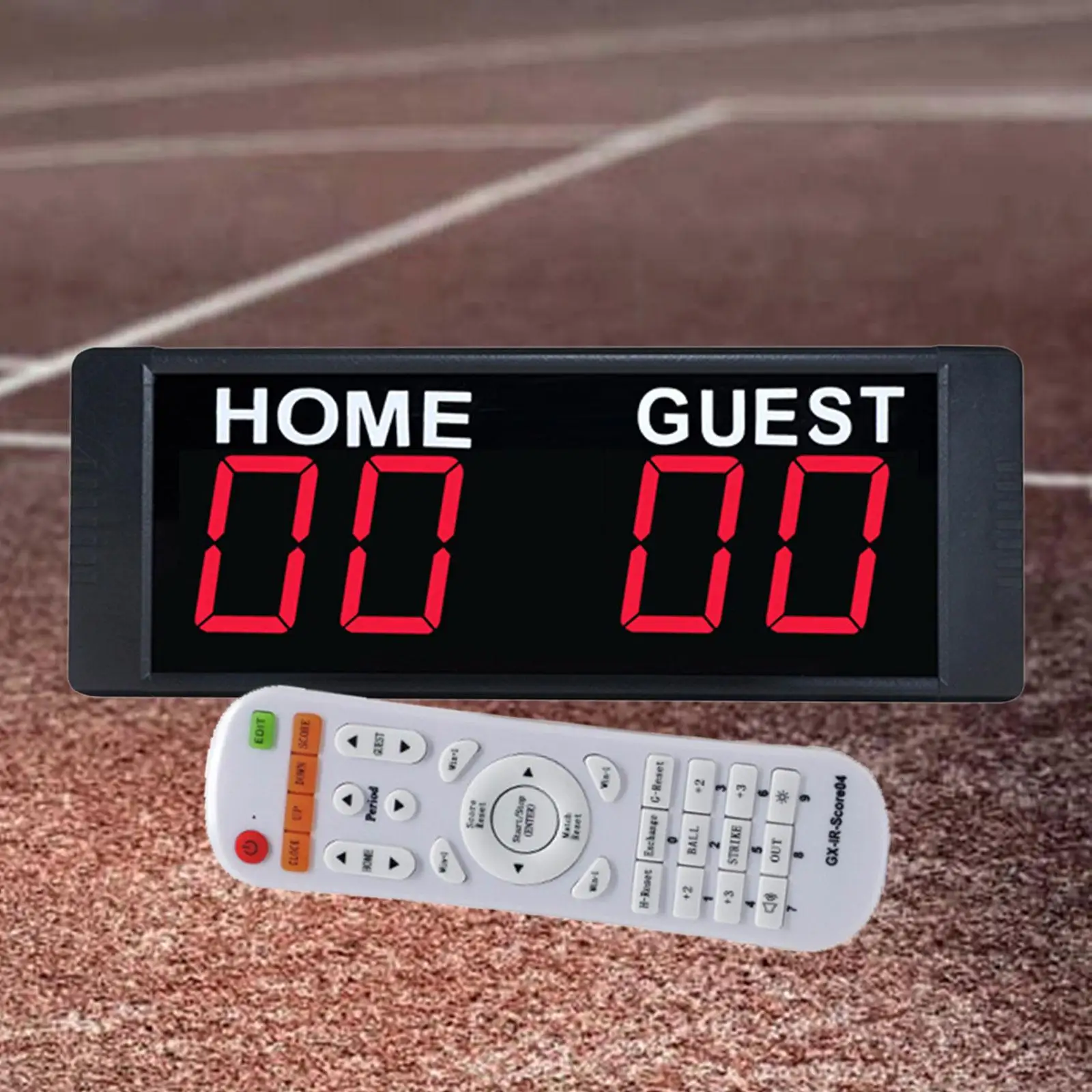 

Portable Electronic Digital Scoreboard LED Tabletop Score Keeper Basketball