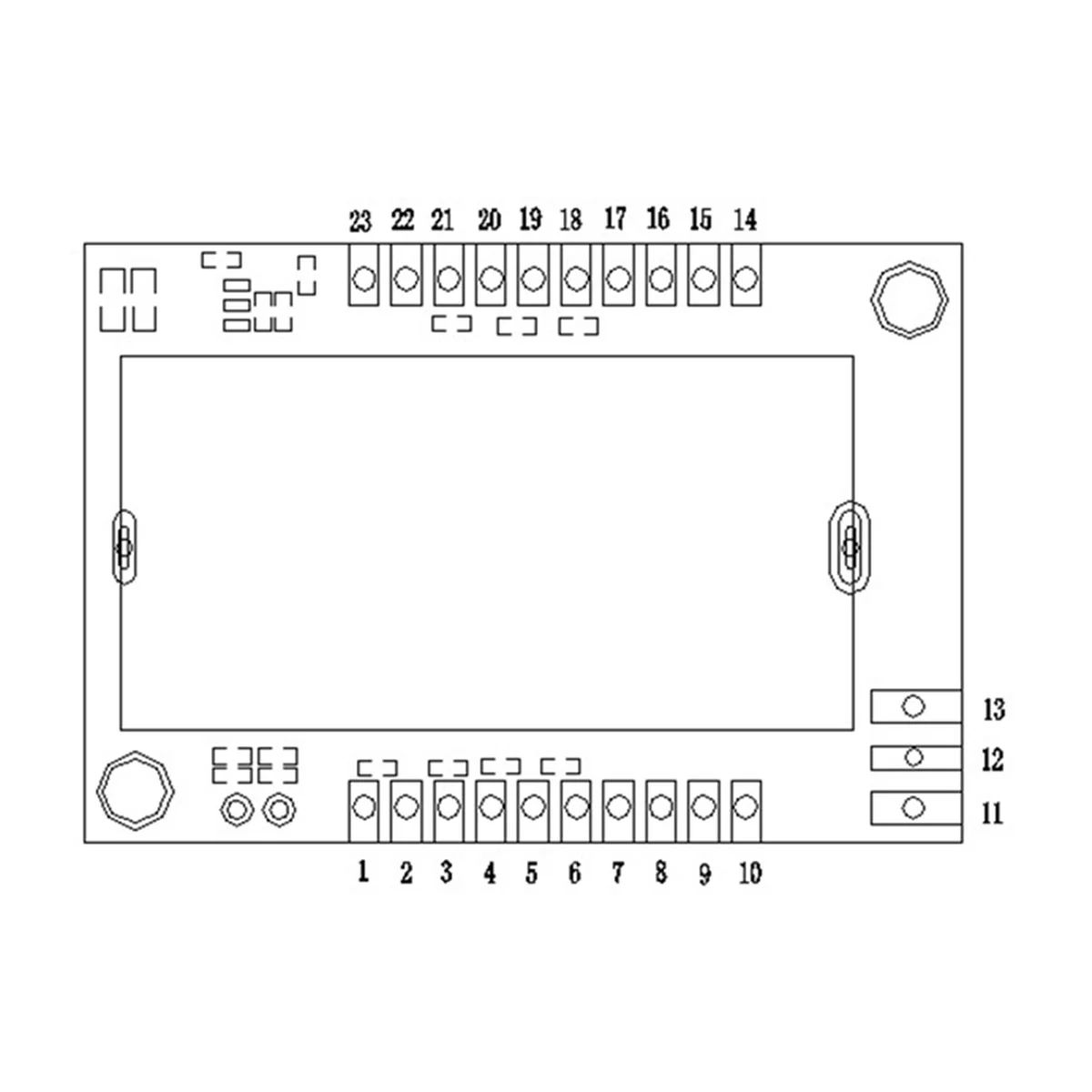 Radios-SA828 VHF Embedded Walkie Talkie Module, Frequência 134MHz a 174MHz, 1W, 3-5Km