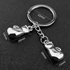 Unique Boxing Gloves Key Chain Simulation Fitness Equipment Pendant Personalized Keyring for Men Women Couple Car Keys Pendant 4