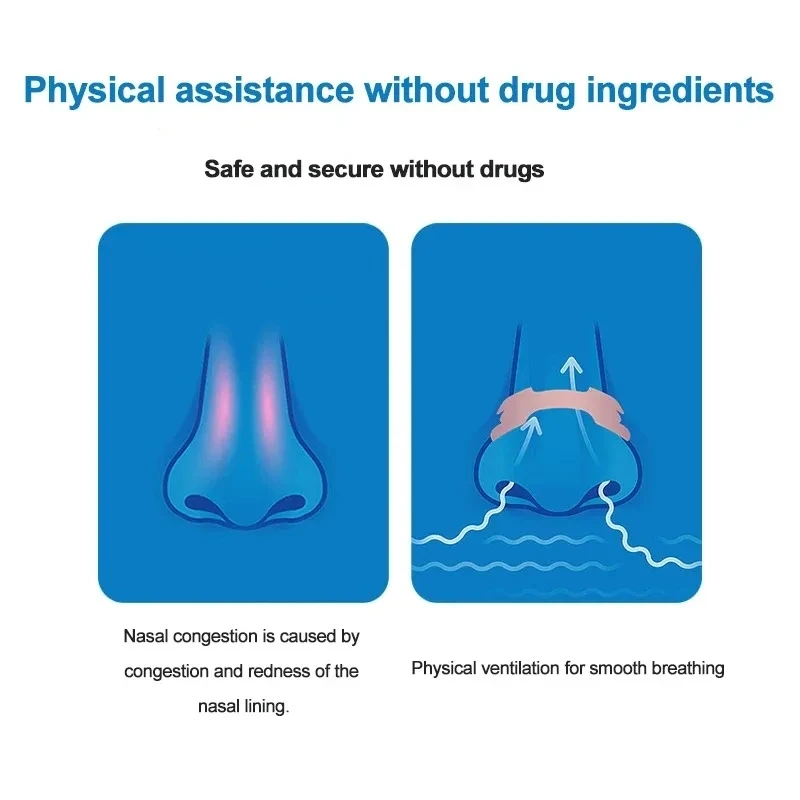 Nose Breathing Patches Breath Nasal Strips Improve Sleep Strong Anti Snoring Nasal Strip Nasal Congestion Relief Household Goods