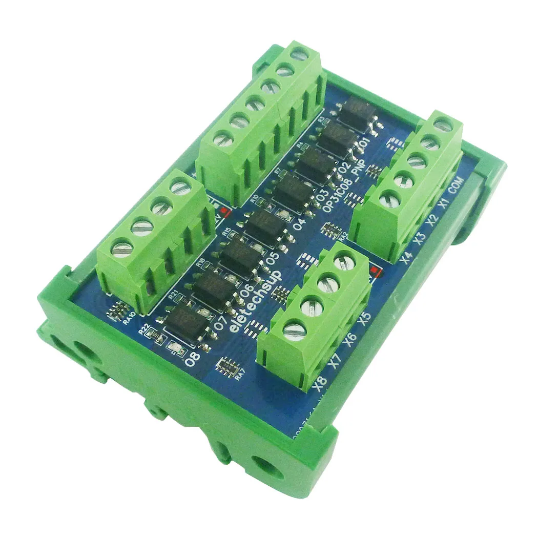 DC 3.3V/5V/12V/24V 디지털 로직 레벨 변환 모듈 PNP/NPN-NPN PNP MCU PLC IO 스위치 신호 절연 보호 보드