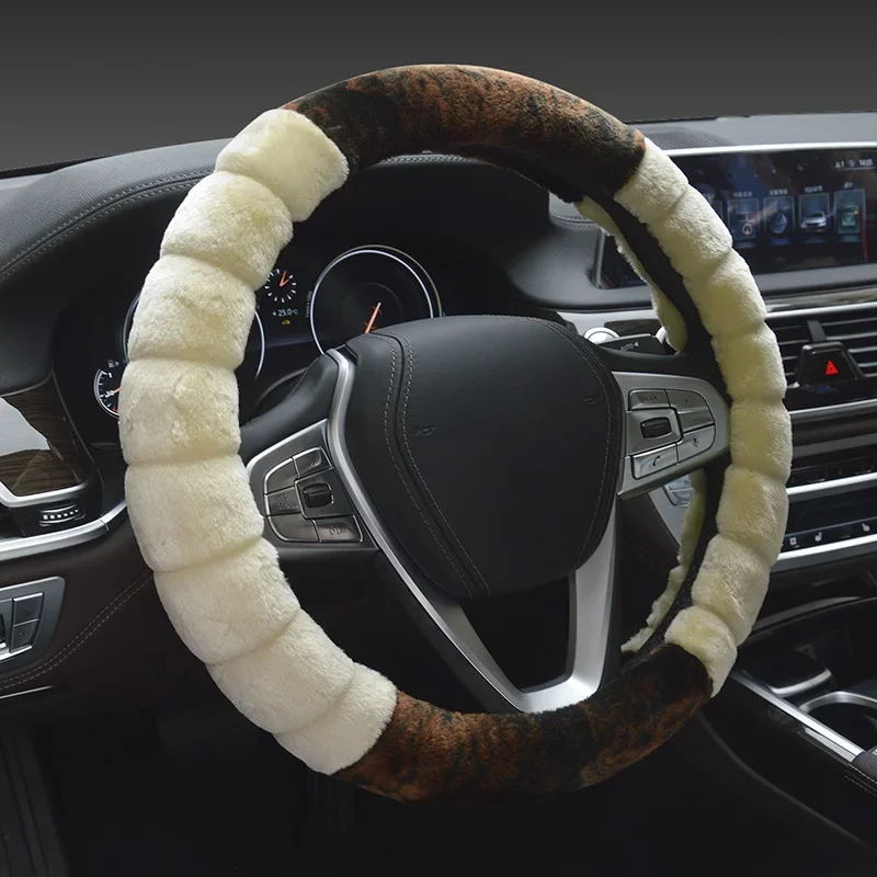 Warm Plush Universal Steering Cover 4
