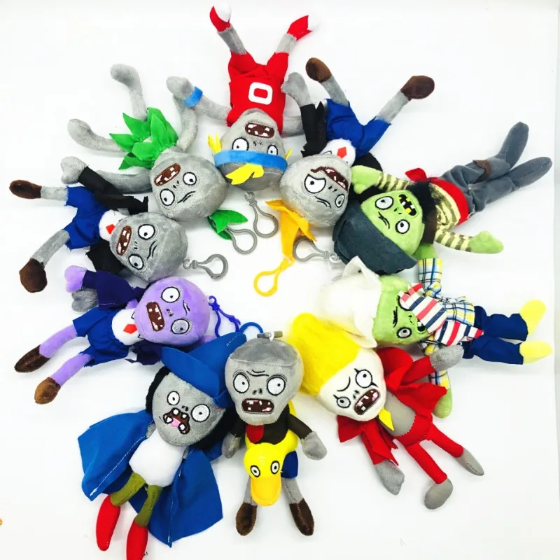 PVZ 식물 대 좀비 봉제 장난감, 해적 오리 좀비 봉제 인형 장식, 어린이 선물, 22cm