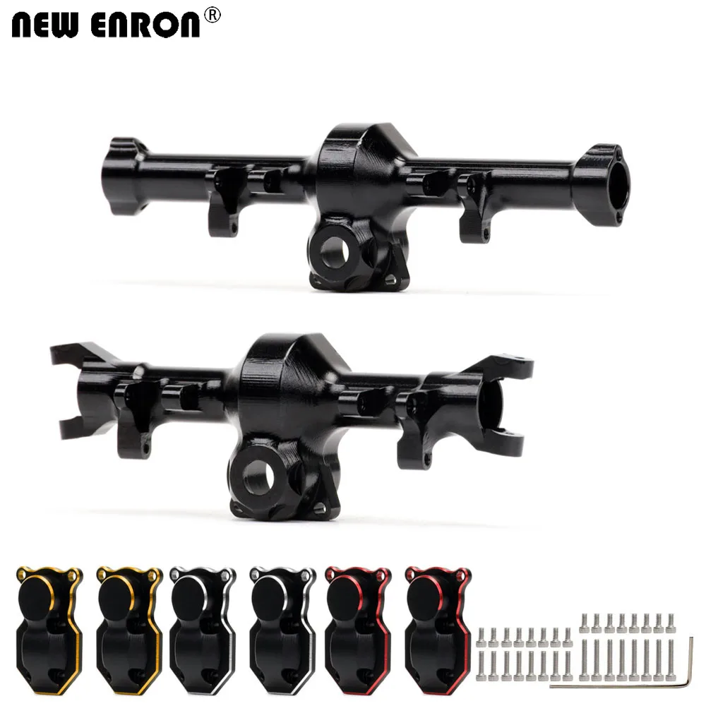 

NEW ENRON Alloy Front Rear Axle Housing Case #AXI31609 AXI31610 Upgrade Parts 2pcs for RC 1/24 Axial SCX24 Ford Bronco 90081 C10