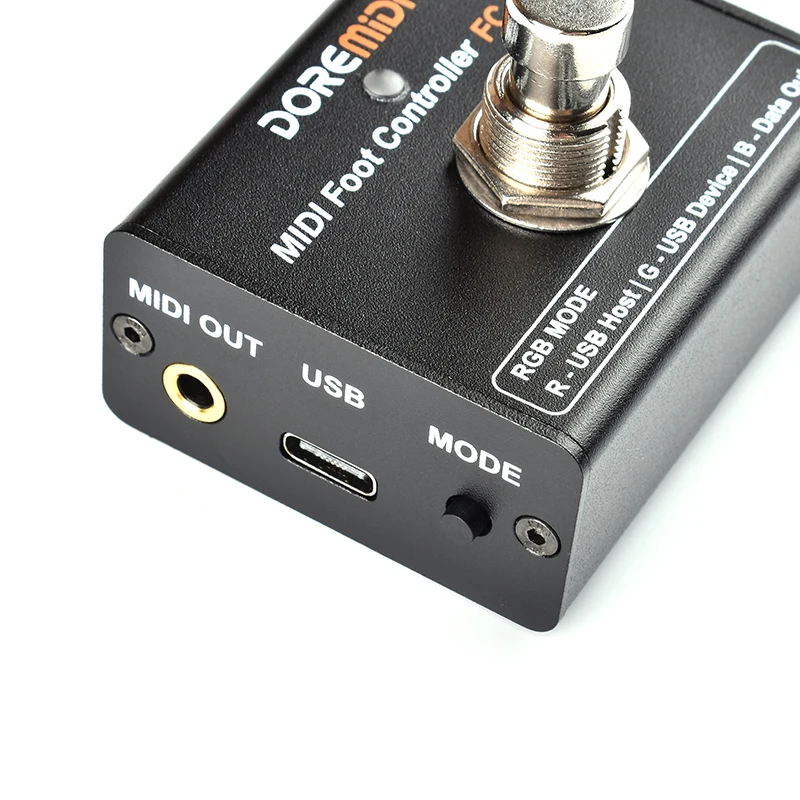 MIDI Foot Controller FC-ONE Has Variety of MIDI Output Ports Canbe Connected To Computers USB Device and DIN Devices