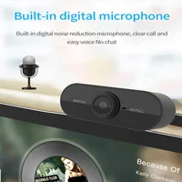 Nouvelle mini caméra web PC Full HD avec microphone, prise USB, compatible ordinateur portable et ordinateur de bureau, idéale pour les appels vidéo, les conférences, le travail en direct 4