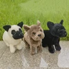 Realistic Bulldog High Fidelity Pug Cute Plushie Shar Pei Dog Plush Toys Lifelike Animals Simulation Stuffed Doll Kawai Toy Gift 1