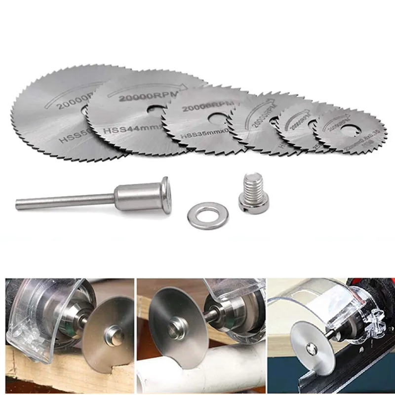 HSS Circular Saw Blade Set Wood Cutting Discs for Rotory Accessories