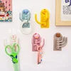 Rotatable Multi-purpose Cartoon Three-hook Hook Cute Student Dormitory Punch-free Traceless Sticky Hook Wall Door Key Hook Tools 3