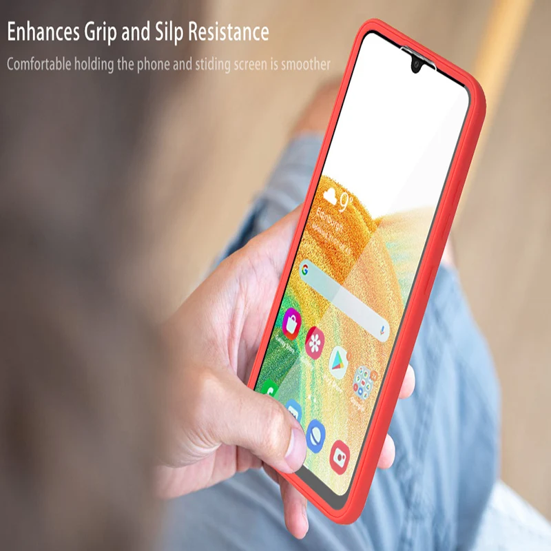 360° Full-Body Transparent Shockproof Silicone Case with Enhanced Protection