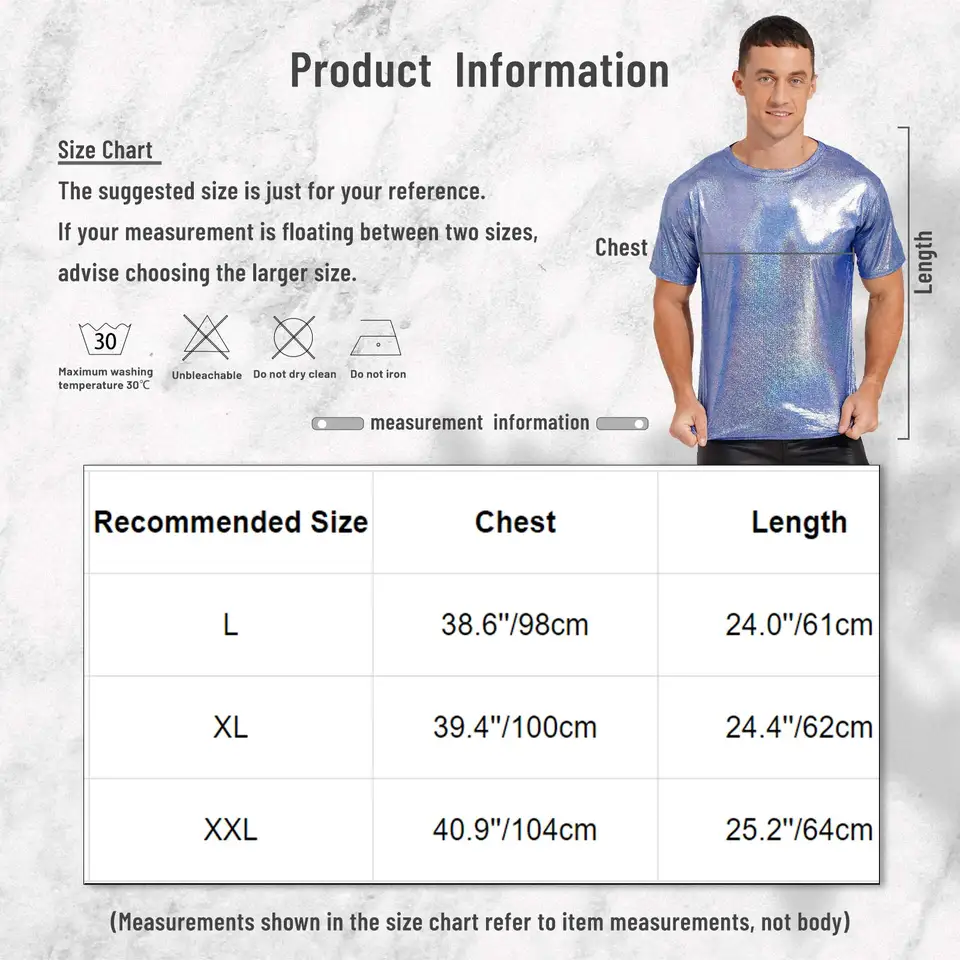 Disco Shirt Korte Mouwen - Holografische Disco Bal Print - Zorg voor