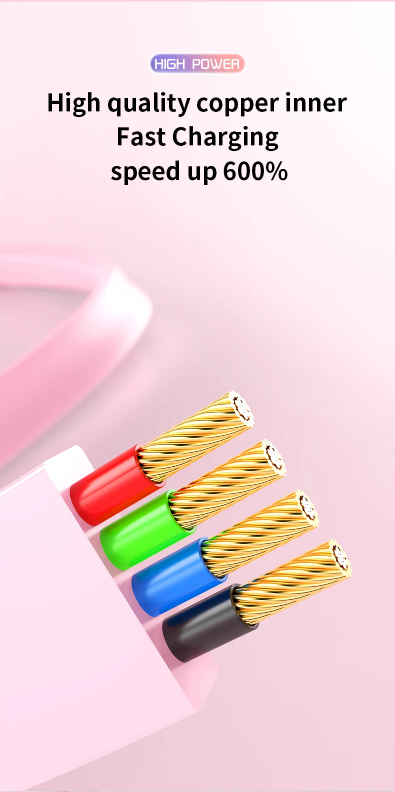 CAFELE Retractable Charger Cable for iPhone 16 15 14 13 12 11 120w 3 in 1 Fast Charging USB C Lightning Micro Multi Cord