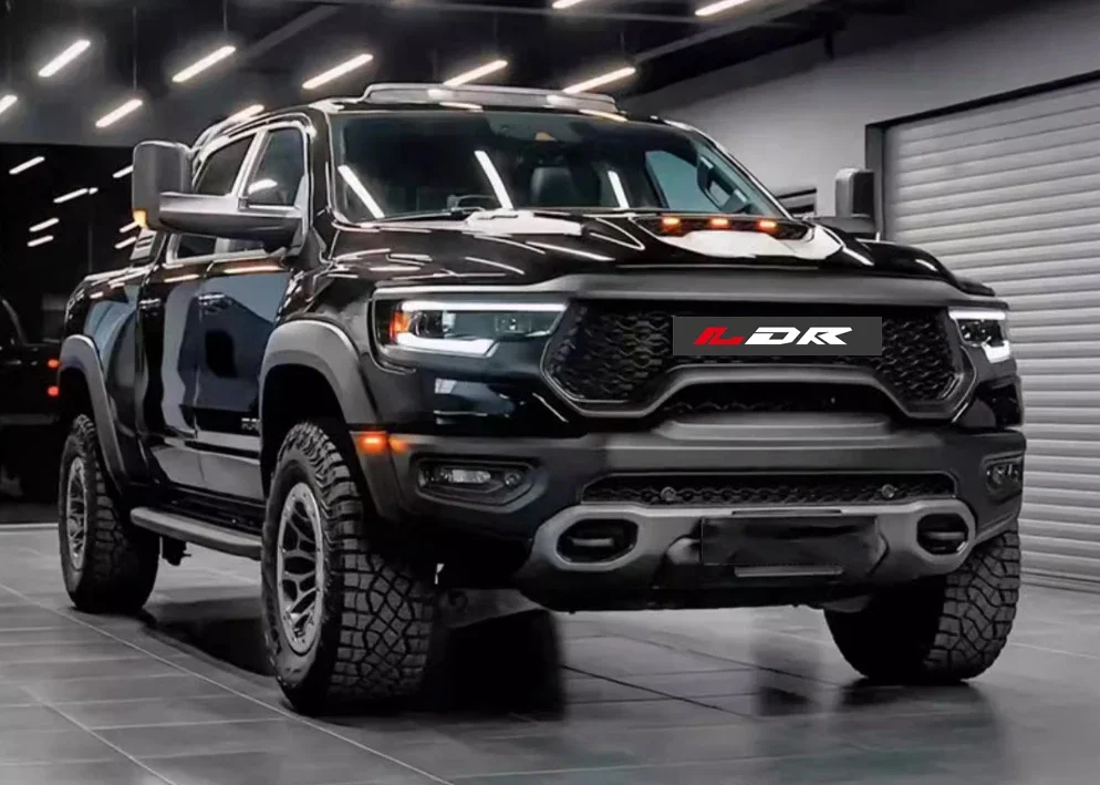 XDS T-Modification Accessories PP Front Rear Bumper Body Kits Grille For Dodge RAM 1500 2019-2023 Year BodyKit To TRX 2024High Q