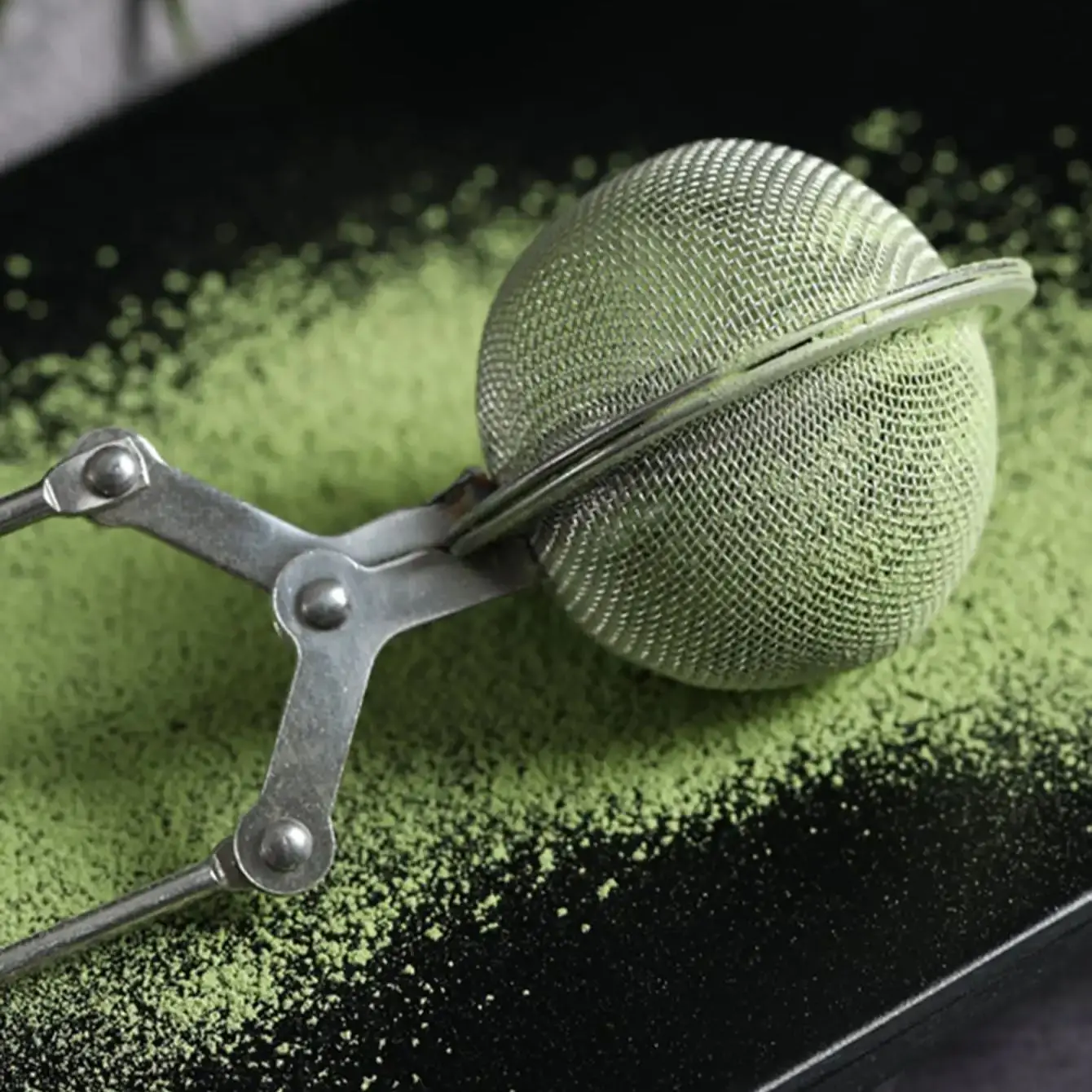 1PC handheld powder spreader, flour sieve, tea ball