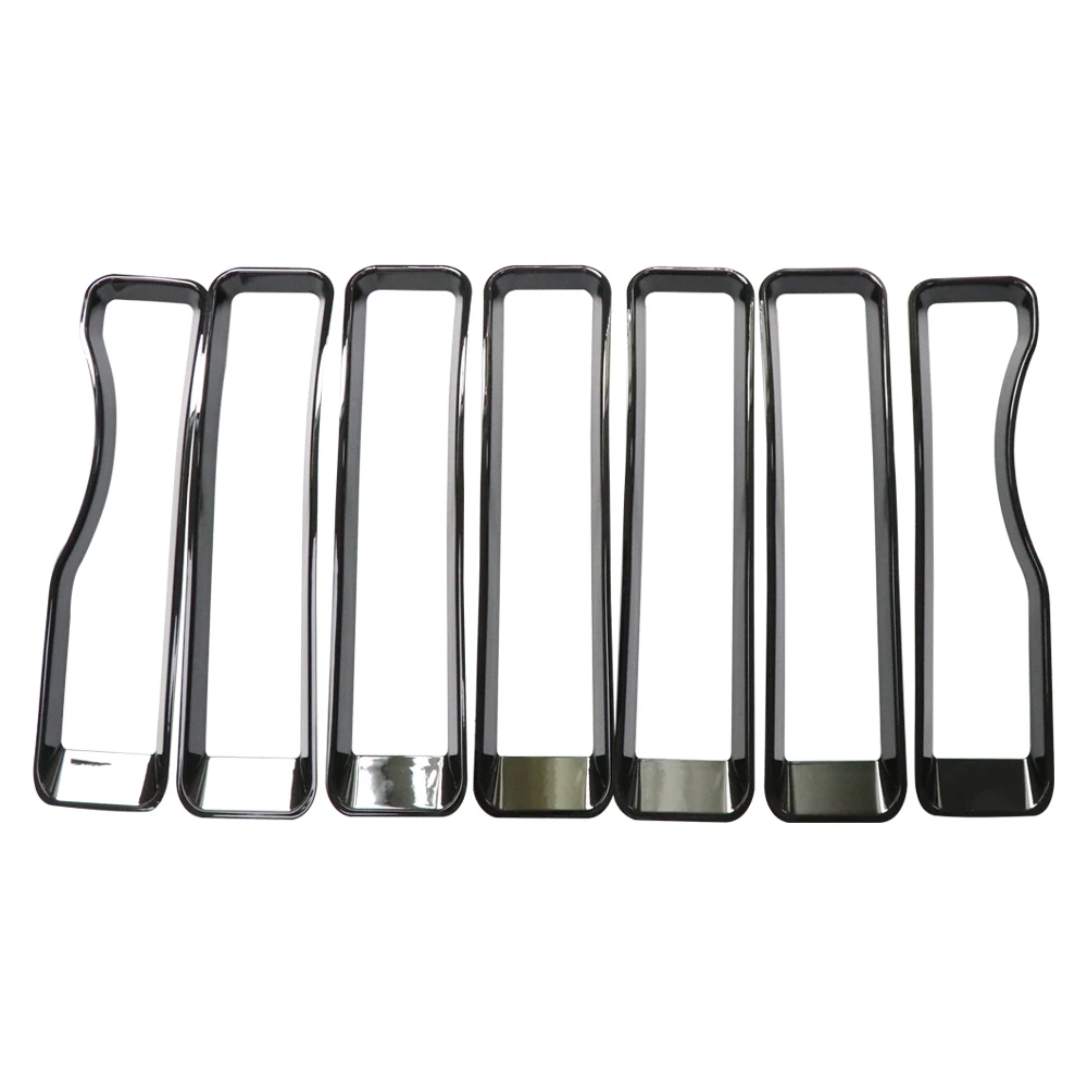 

Передние грили SXMA JL1010 7 шт., вставки, крышка, обрезанный комплект, замена гриля, черное фотокольцо для Jeep Wrangler JL 2018 +