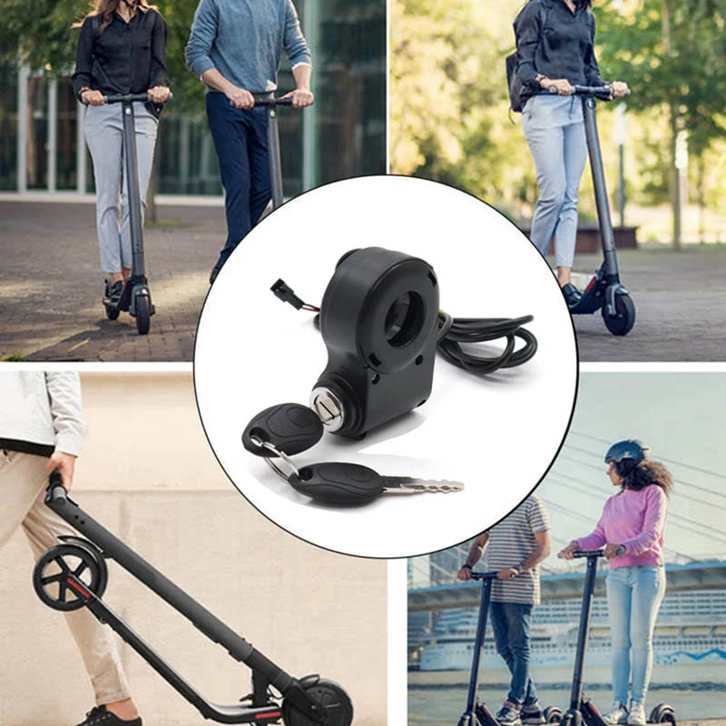 E-Bike Lgnition Lock Key Thumb Throttle Switch Power For KUGOO M4 M5/Xiao Mi M365 Universal Electric Scooter Accessories electric scooter switch