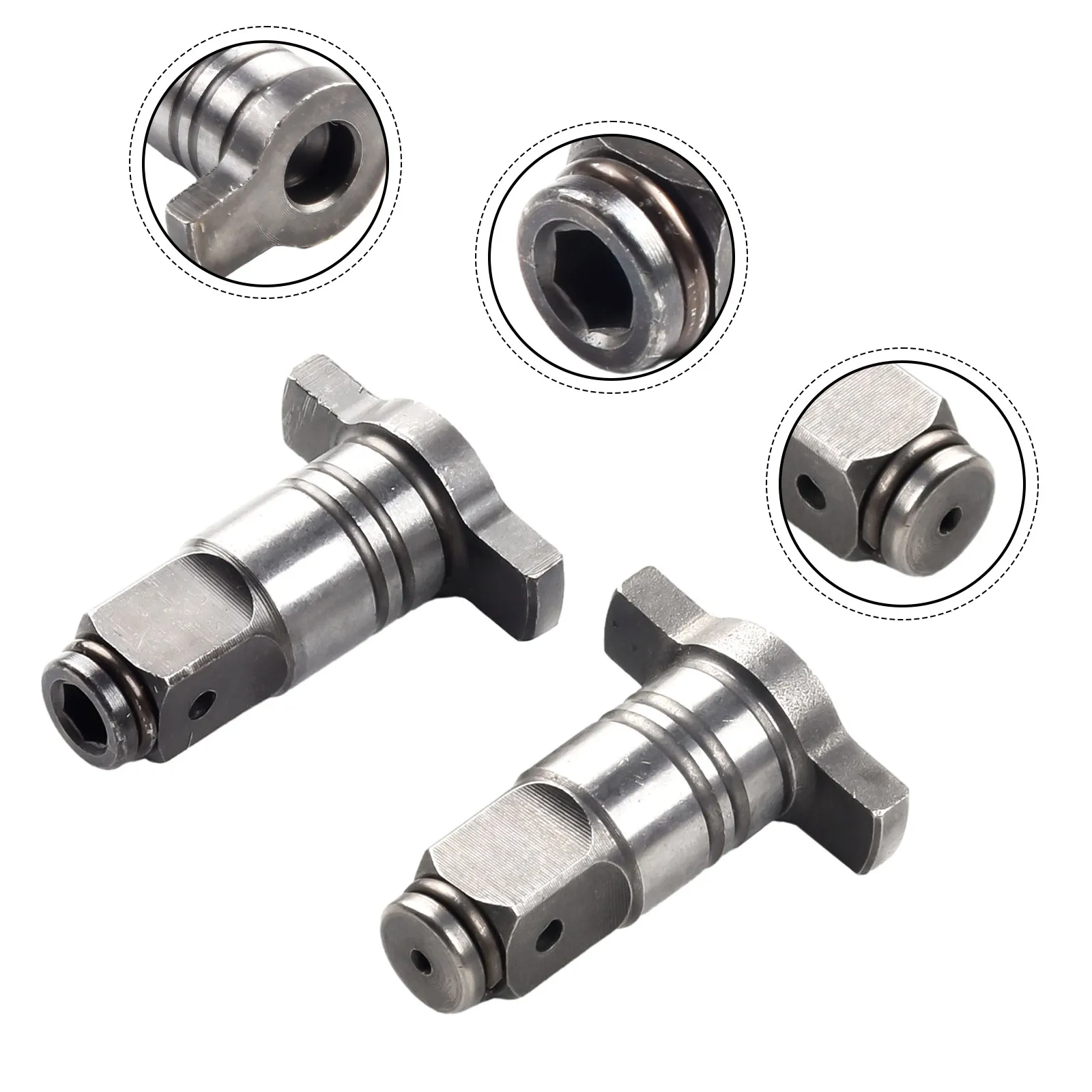 Part Electric Wrench Shaft 2pcs Assembly Attachment Fitting Impact Driver Quick Change Spare Square Durable High Quality Hot accessories toilet seat hinge top close hinge pair replacement soft release quick stainless steel 2pcs durable