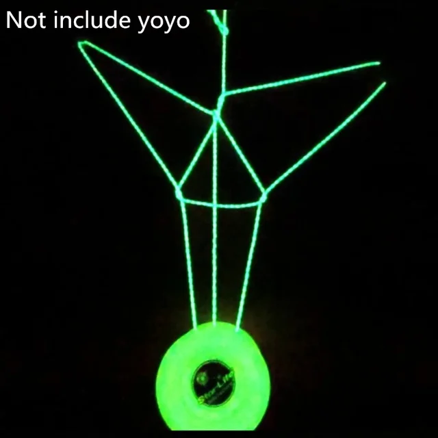 yoyo string Light-emitting YOYO ropes 5 pcs  yoyo strings Classic Toys Gift For Kids Children free shipping 3
